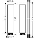 Душевой комплект Axor ShowerSolutions 18358000 + 18313180 + 10629000 + 10922180 + 28532000 + 28286000