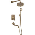 Душевой комплект Bronze de Luxe 10137F С ВНУТРЕННЕЙ ЧАСТЬЮ