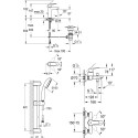Душевой комплект Grohe BauEdge 122271