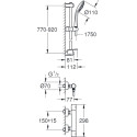 Душевой комплект Grohe Grohtherm 1000 Cosmopolitan m 34321002