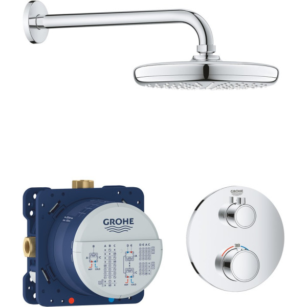 Душевой комплект Grohe Grohtherm 34726000 С ВНУТРЕННЕЙ ЧАСТЬЮ