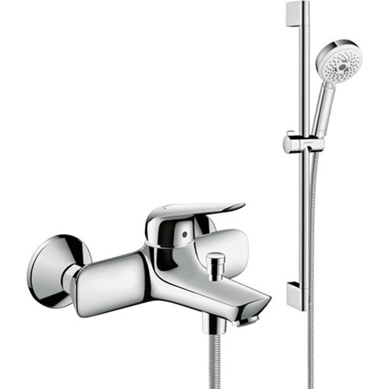 Душевой комплект Hansgrohe Novus 71040000 смеситель + душевой гарнитур