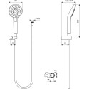 Душевой комплект Ideal Standard Ceraflex BC447AA С ВНУТРЕННЕЙ ЧАСТЬЮ