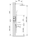 Душевой комплект Timo Petruma SX-5149/03SM черный, С ВНУТРЕННЕЙ ЧАСТЬЮ