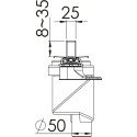 Душевой лоток Berges Wasserhaus Super Line 55 см вертикальный