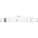 Душевой шланг Omnires 022-X 125 см, золото