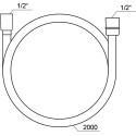 Душевой шланг Ravak SatinFlex 913.02
