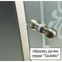 Душевой уголок Cezares Giubileo-A-2-80 стекло с узором, хром