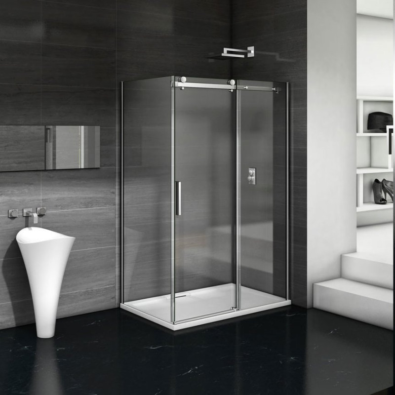 Душевой уголок Good Door Galaxy WTW+SP-C-CH 120x90, профиль хром