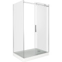 Душевой уголок Good Door Galaxy WTW+SP-C-В 130x100, профиль черный