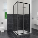 Душевой уголок RGW Classic CL-34 90х90, профиль черный