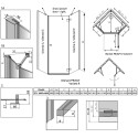 Душевой уголок Radaway Essenza New PTJ 100х100 R