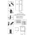 Душевой уголок Radaway Nes Black KDJ I Frame 90x90 R