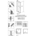 Душевой уголок Radaway Nes KDJ B 100x70 L