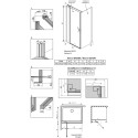 Душевой уголок Radaway Nes KDJ II 100x70 L
