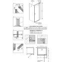 Душевой уголок Radaway Nes KDJ II 100x80 R