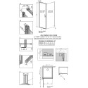 Душевой уголок Radaway Nes KDJ I 100x70 L