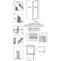 Душевой уголок Radaway Nes KDJ I 80x70 R