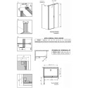 Душевой уголок Radaway Nes KDS II 110x90 R