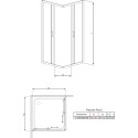 Душевой уголок Radaway Premium Plus C 100x190 прозрачное стекло