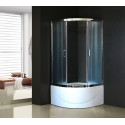 Душевой уголок Royal Bath RB 100BK-C-CH с поддоном