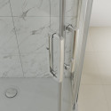 Душевой уголок STWORKI Эстерсунд DE019R80120200CH 120x80 см профиль хром глянец с поддоном