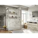 Душевой уголок STWORKI Эстерсунд DE019R80120200 120x80 см профиль хром матовый с поддоном