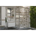 Душевой уголок STWORKI Эстерсунд DE019R80120200 120x80 см профиль хром матовый с поддоном