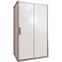 Душевой уголок STWORKI Карлстад DE019RC90120200 120x90 см профиль хром матовый, стекло матовое