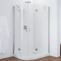 Душевой уголок Vegas Glass AFS-F 120*100 08 01 R профиль глянцевый хром, стекло прозрачное
