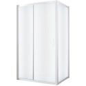 Душевой уголок Vegas Glass ZP+ZPV NOVO 140*100 01 10 профиль белый, стекло сатин