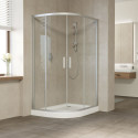 Душевой уголок Vegas Glass ZS-F 120*80 07 01 профиль матовый хром, стекло прозрачное