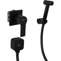 Гигиенический душ Elghansa Squareline 34Q0743-Black (Set-84) со смесителем, С ВНУТРЕННЕЙ ЧАСТЬЮ