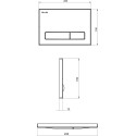 Кнопка смыва AM.PM I014101 белая
