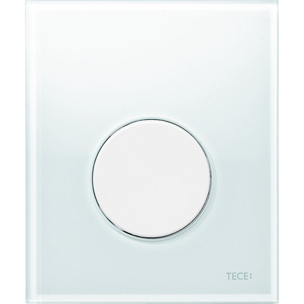 Кнопка смыва TECE Loop Urinal 9242650 белое стекло