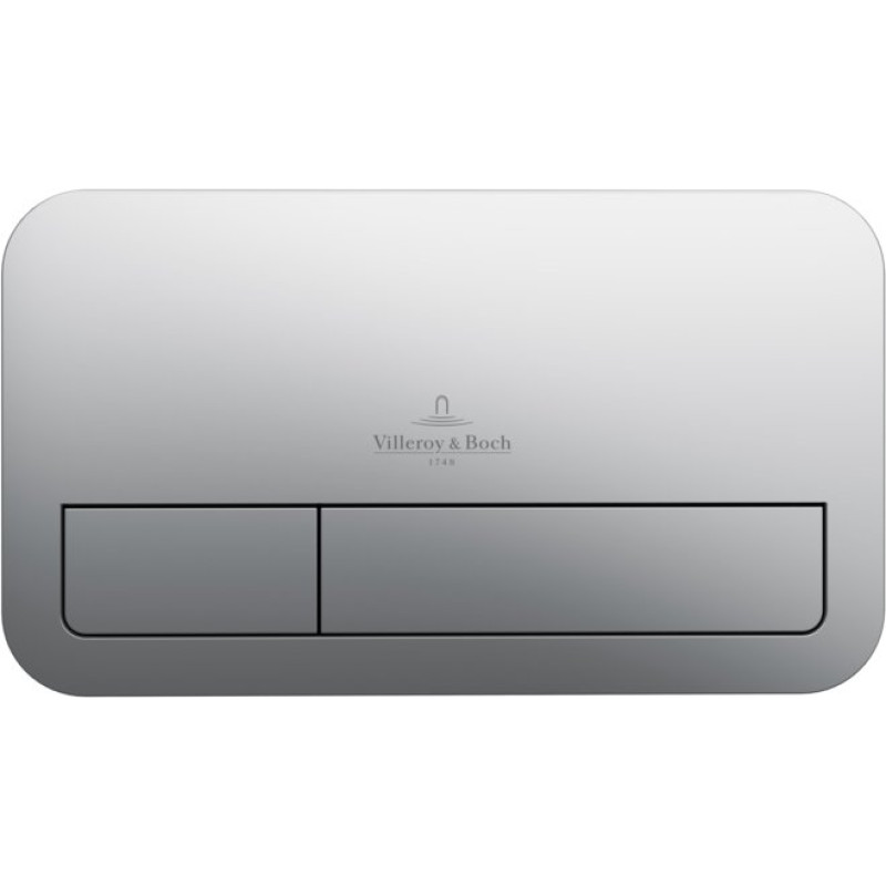 Кнопка смыва Villeroy & Boch Viconnect 9224 9069 матовый хром