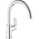 Комплект Grohe Bau 31562SD0 Мойка кухонная K200 31552SD0 + Смеситель BauEdge 31367000 для кухонной мойки