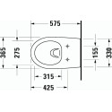 Комплект  Унитаз подвесной Duravit Architec 45720900A1 + Система инсталляции для унитазов TECE Base K440322 с кнопкой смыва