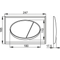 Комплект  Унитаз подвесной VitrA Shift 7742B003-0075 с крышкой 191-003-009 + Система инсталляции AlcaPlast AM101/1120-4:1RS M71-001