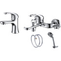 Комплект для ванной D&K DA1370004SET 3 в 1 два смесителя + душевой гарнитур