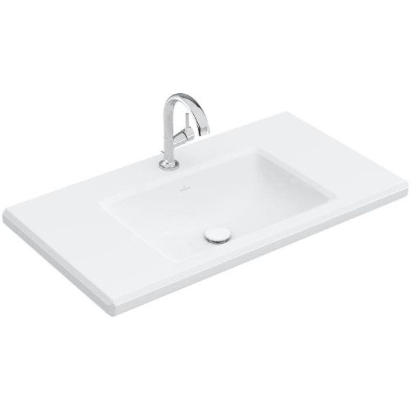 Мебельная раковина Villeroy & Boch Antheus 4A09A2RW stone white, ceramicplus, без перелива