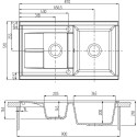 Мойка кухонная AQUATON Делия 87 терракотовая