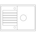 Мойка кухонная Blanco ZIA 45 S Compact 524725 белая