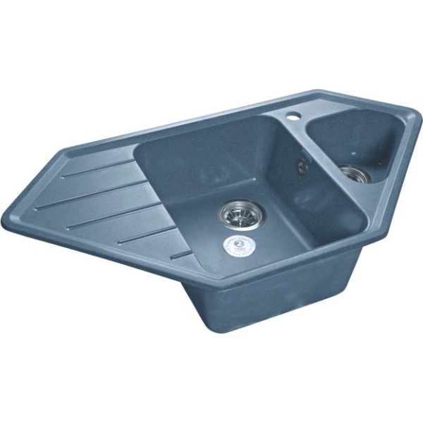 Мойка кухонная GranFest Corner C-950 E графит