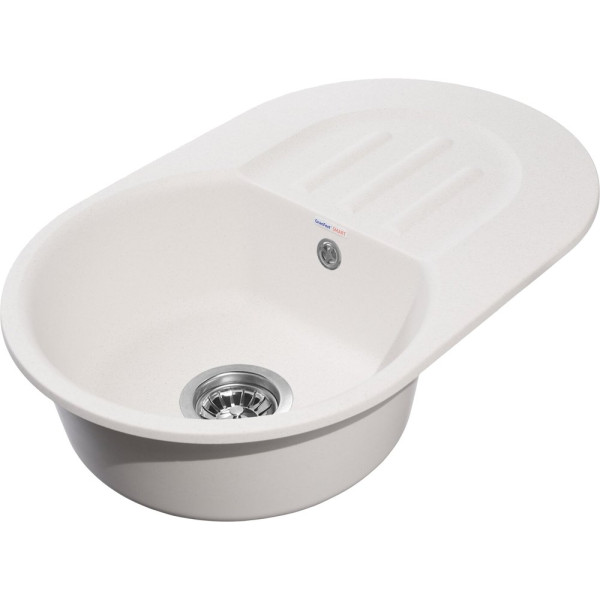 Мойка кухонная GranFest Smart SM 685L белая
