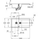 Мойка кухонная Grohe K400 31642AP0
