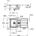 Мойка кухонная Grohe K500 31572SD1 нержавеющая сталь
