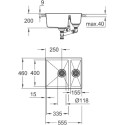 Мойка кухонная Grohe K500 31648AP0