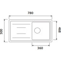 Мойка кухонная Kaiser KGM-7850-SB песочный мрамор