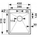 Мойка кухонная Kaiser KSM-4551